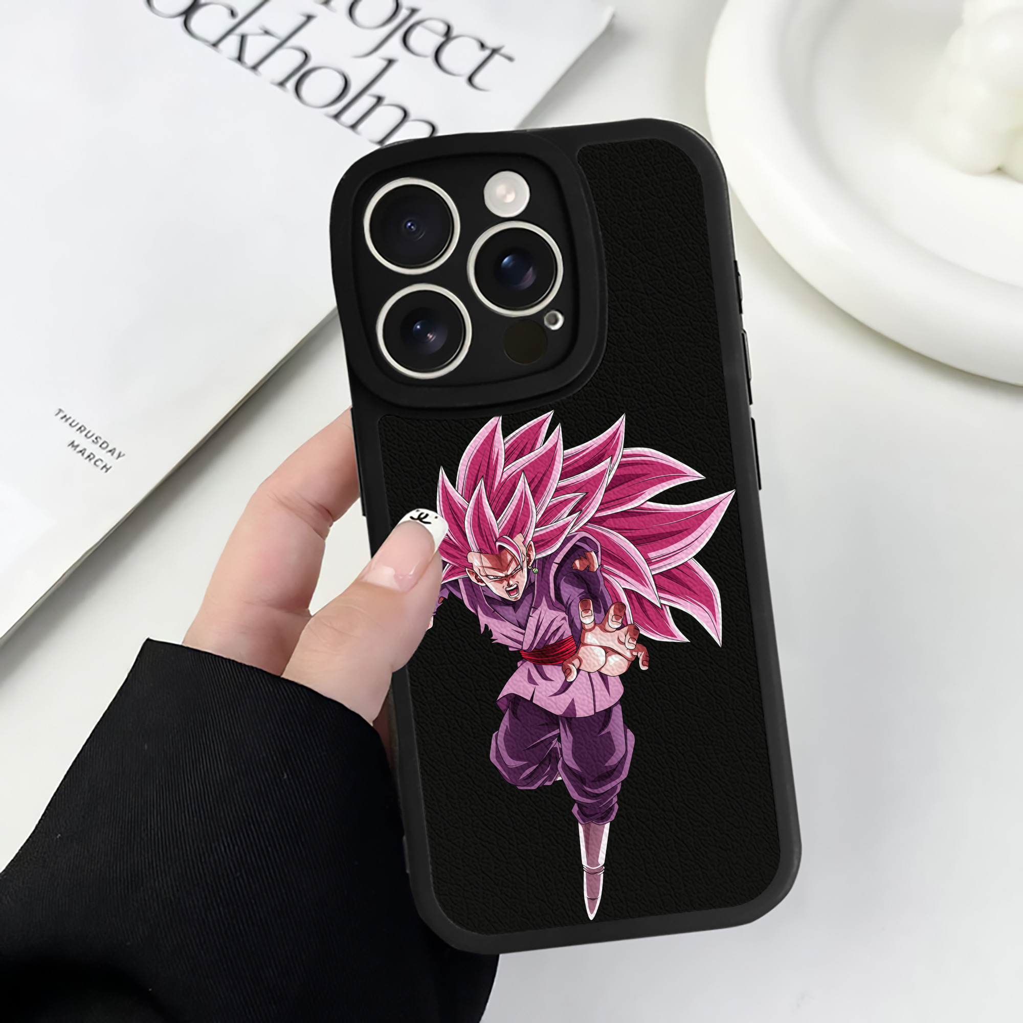 （画像用） ドラゴンボール ベジット DRAGON BALL Vegetto 【iPhone 16シリーズ対応】シリコンスマホケース（レザー調） 材質：シリコン